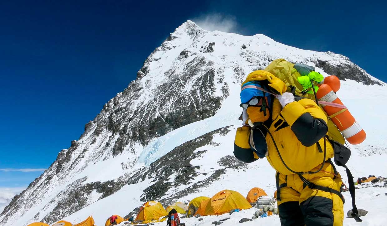Oxígeno suplementario: el elixir de los alpinistas